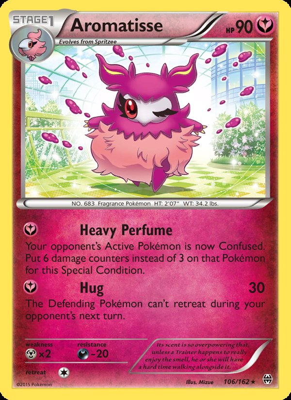Aromatisse 106/162 - BREAKthrough Pokemon card