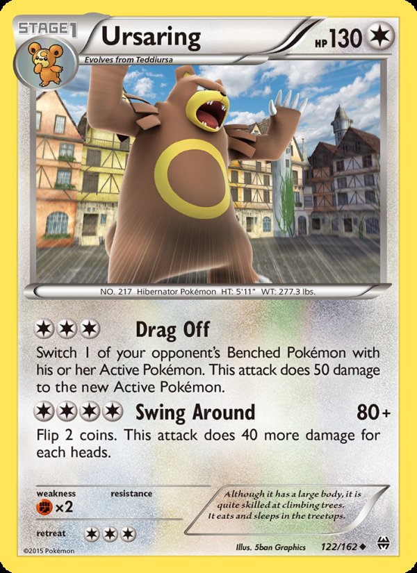 Ursaring 122/162 - BREAKthrough Pokemon card