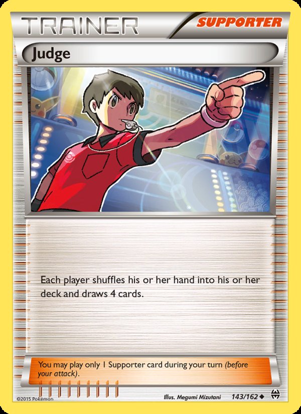 Judge 143/162 - BREAKthrough Pokemon card