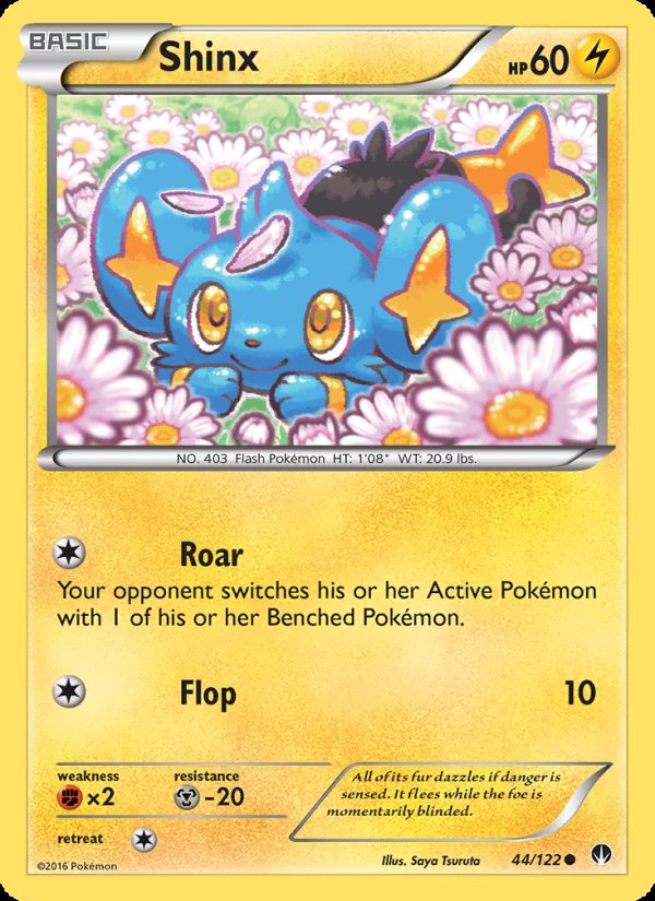 Shinx 44/122 - BREAKpoint Pokemon card