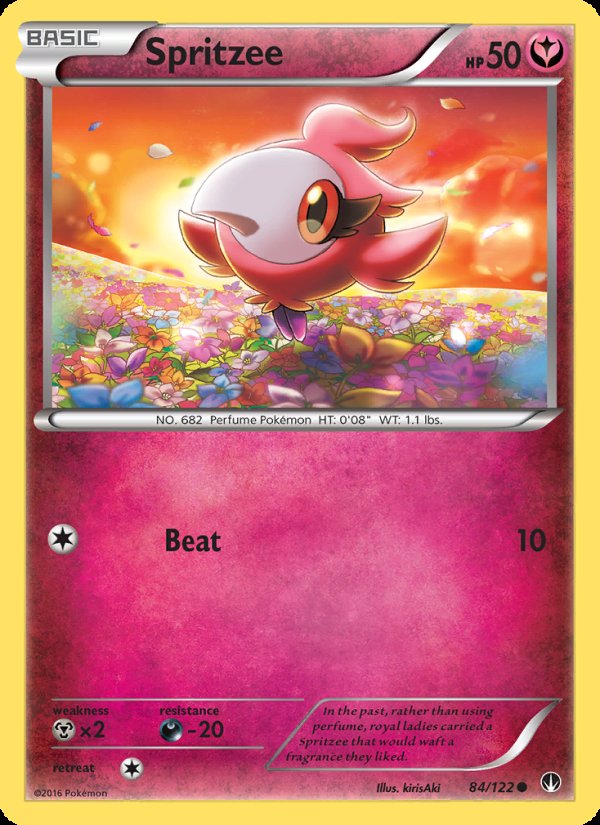Spritzee 84/122 - BREAKpoint Pokemon card