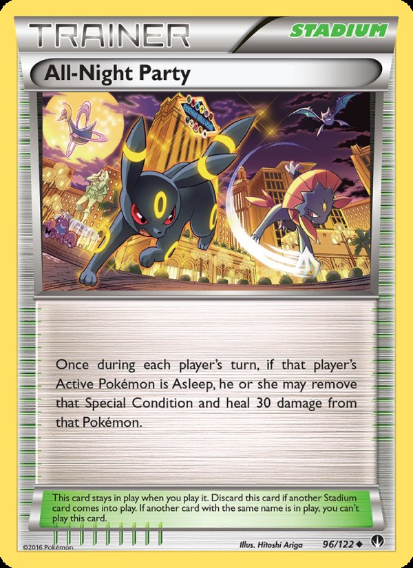 All-Night Party 96/122 - BREAKpoint Pokemon card