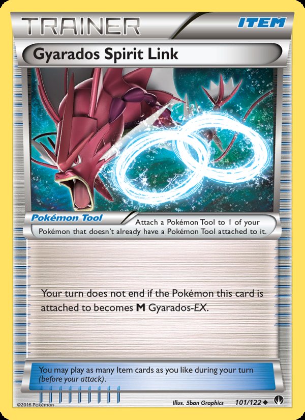 Gyarados Spirit Link 101/122 - BREAKpoint Pokemon card