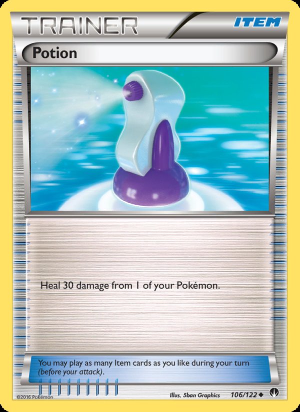 Potion 106/122 - BREAKpoint Pokemon card