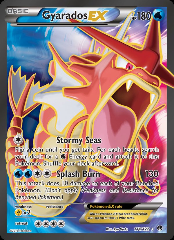 Gyarados EX 114/122 - BREAKpoint Pokemon card