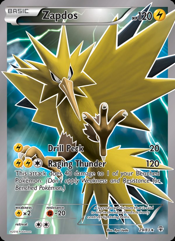 Zapdos 29/83 - Generations Pokemon card