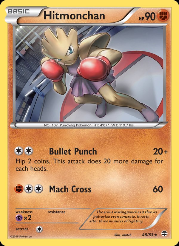 Hitmonchan 48/83 - Generations Pokemon card