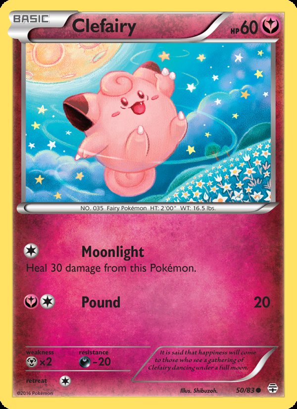 Clefairy 50/83 - Generations Pokemon card