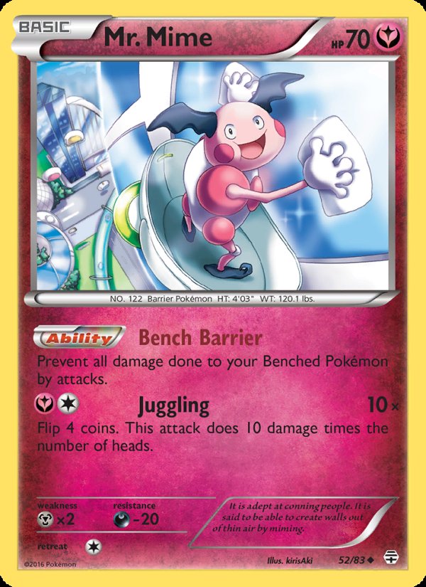 Mr. Mime 52/83 - Generations Pokemon card