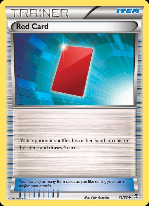 Red Card 71/83 - Generations Pokemon card