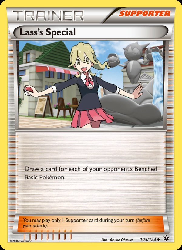 Lass's Special 103/124 - Fates Collide Pokemon card