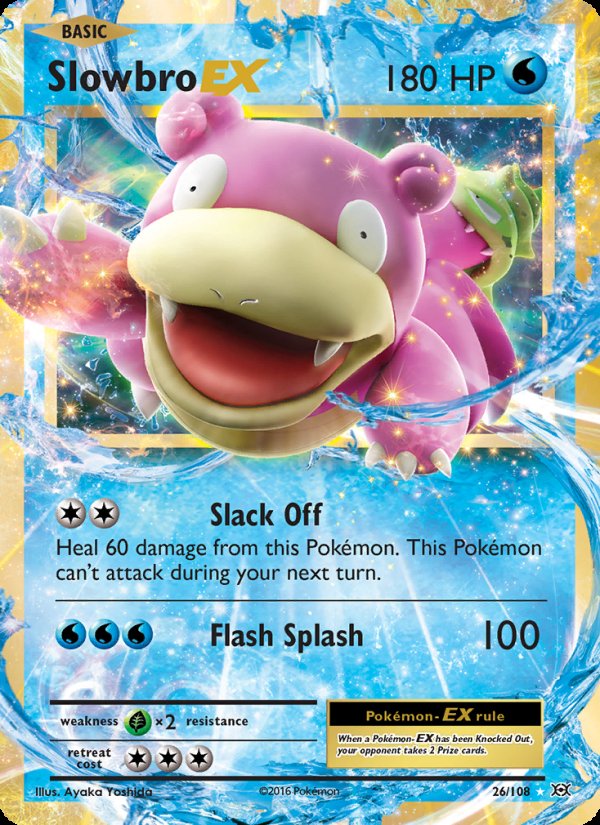 Slowbro EX 26/108 - Evolutions Pokemon card