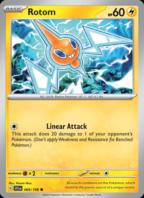 Rotom 069/198 - Scarlet & Violet Pokemon card