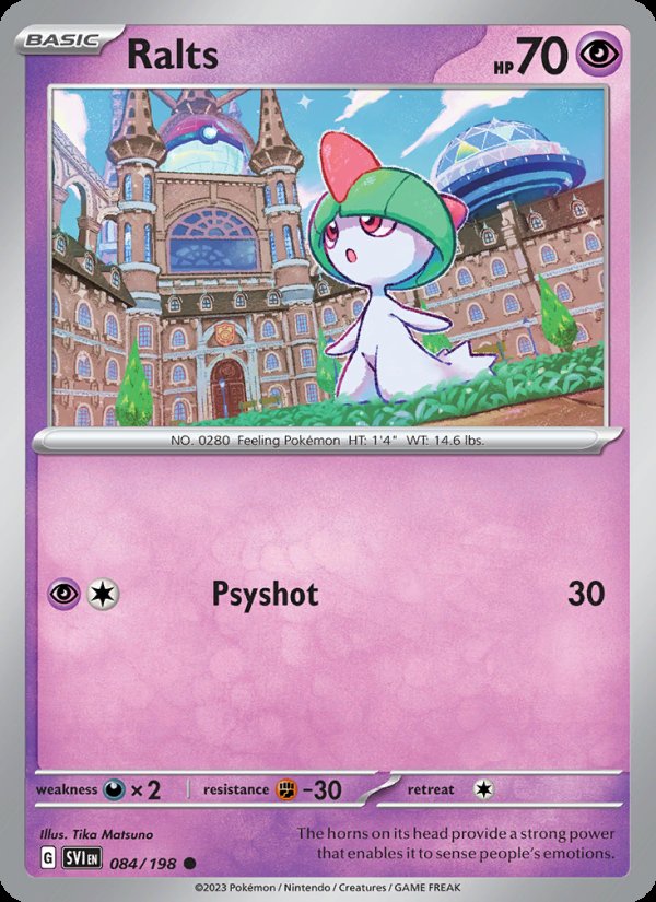 Ralts 084/198 - Scarlet & Violet Pokemon card