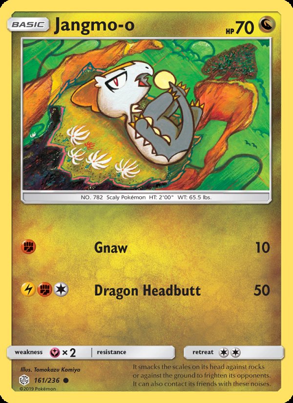 Jangmo-o 161/236 - Cosmic Eclipse Pokemon card