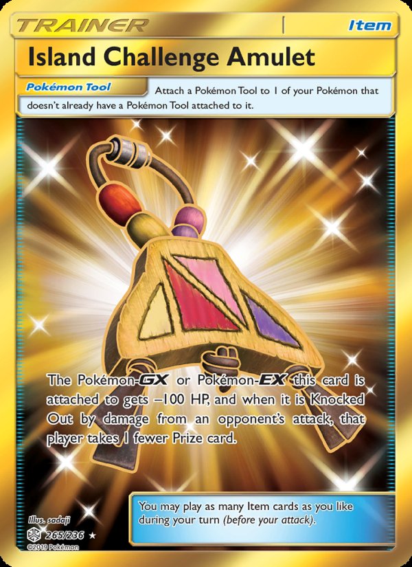 Island Challenge Amulet 265/236 - Cosmic Eclipse Pokemon card