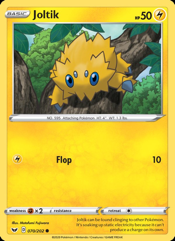 Joltik 70/202 - Sword & Shield Pokemon card