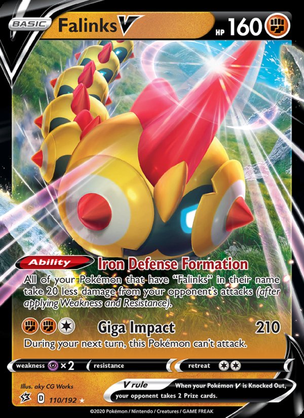 Falinks V 110/192 - Rebel Clash Pokemon card