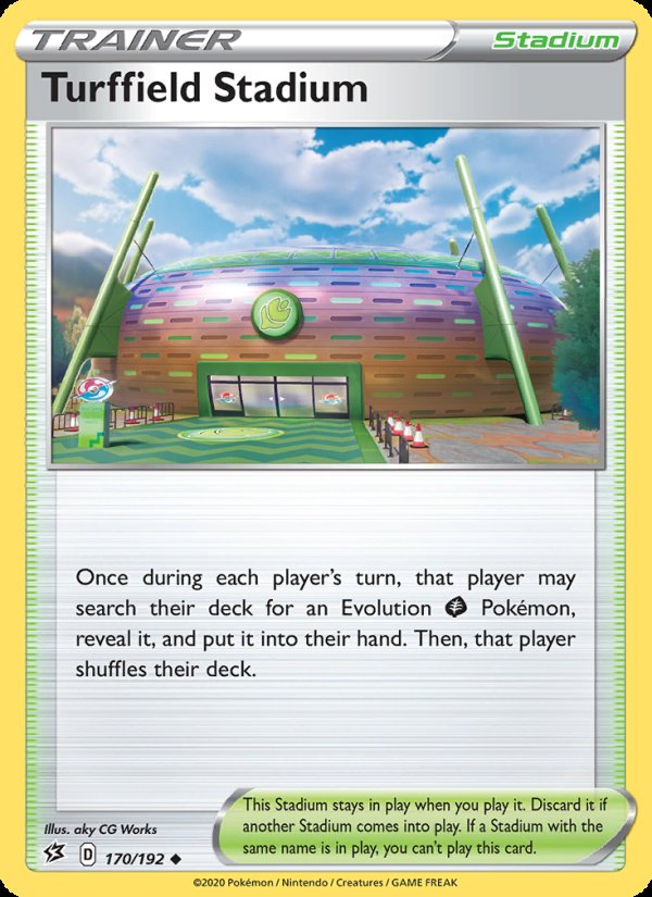Turffield Stadium 170/192 - Rebel Clash Pokemon card
