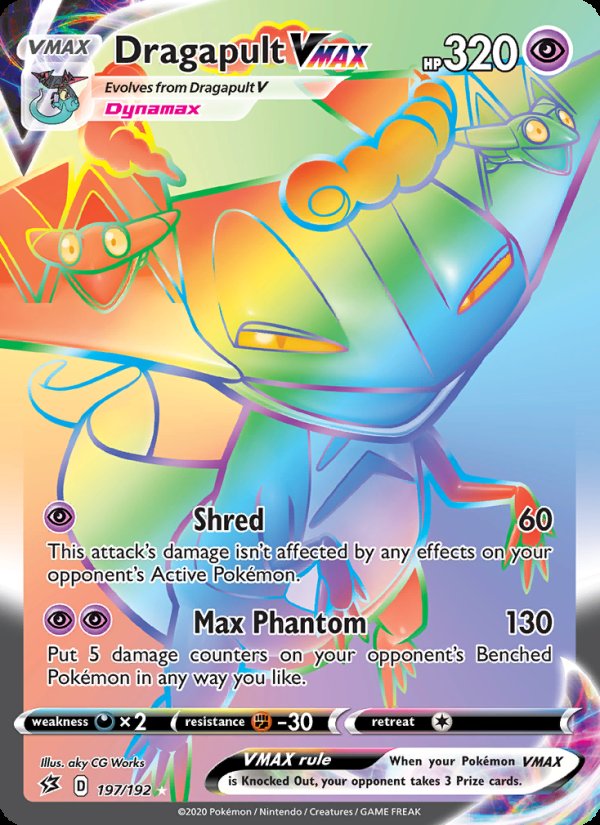 Dragapult VMAX 197/192 - Rebel Clash Pokemon card