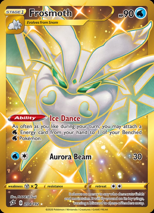 Frosmoth 204/192 - Rebel Clash Pokemon card