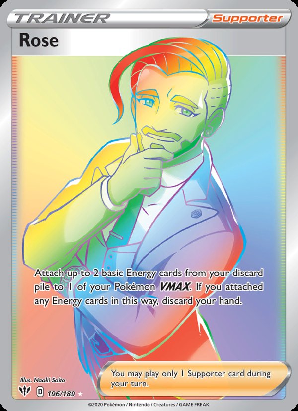 Rose 196/189 - Darkness Ablaze Pokemon card