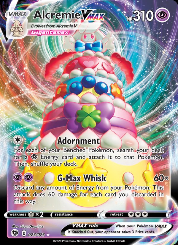 Alcremie VMAX 23/73 - Champion's Path Pokemon card