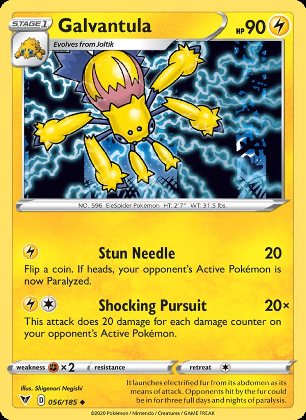 Galvantula 56/185 - Vivid Voltage Pokemon card