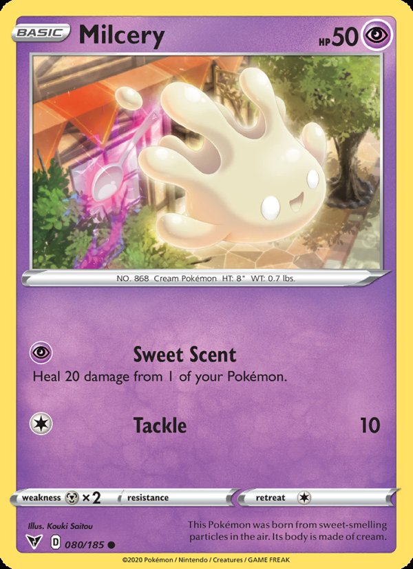 Milcery 80/185 - Vivid Voltage Pokemon card