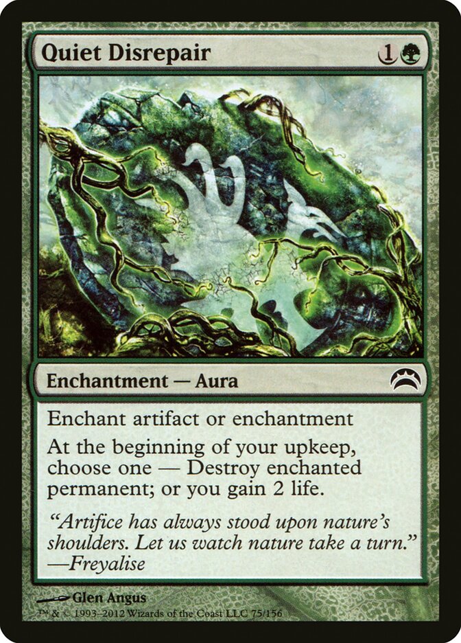Quiet Disrepair 75 - Planechase 2012 MTG card