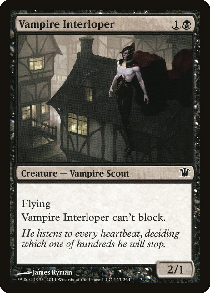 Vampire Interloper 123 - Innistrad MTG card