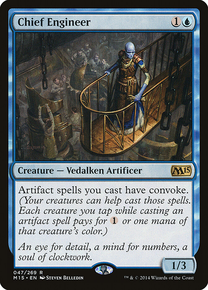 Chief Engineer 47 - Magic 2015 MTG card