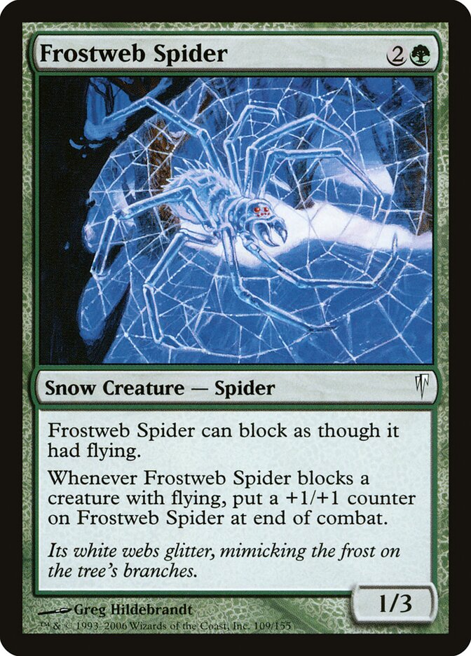 Frostweb Spider 109 - Coldsnap MTG card