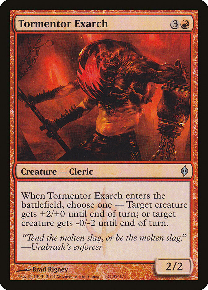 Tormentor Exarch 97 - New Phyrexia MTG card