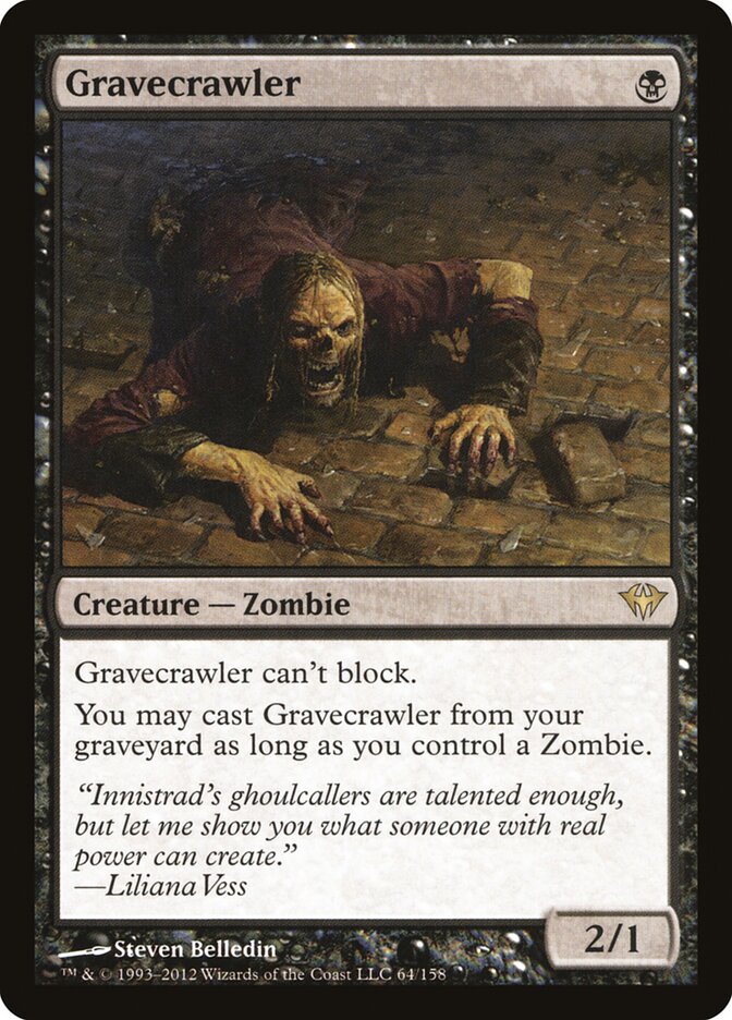 Gravecrawler 64 - Dark Ascension MTG card