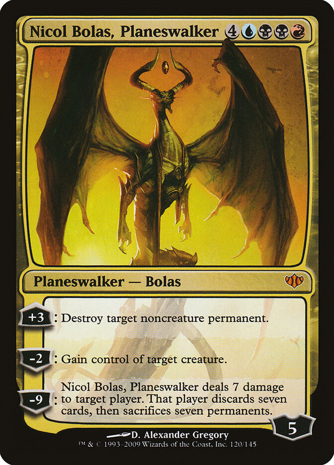 Nicol Bolas, Planeswalker 120 - Conflux MTG card