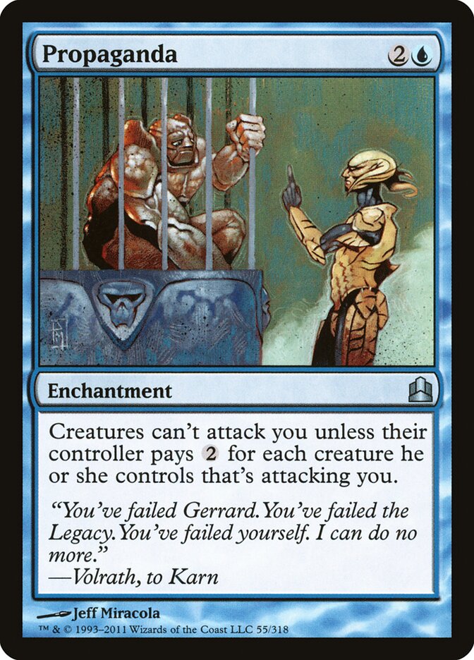 Propaganda 55 - Commander 2011 MTG card