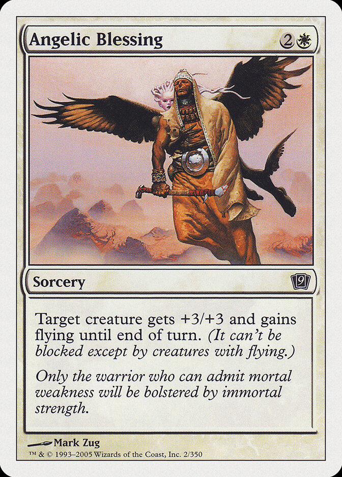 Angelic Blessing 2 - Ninth Edition MTG card