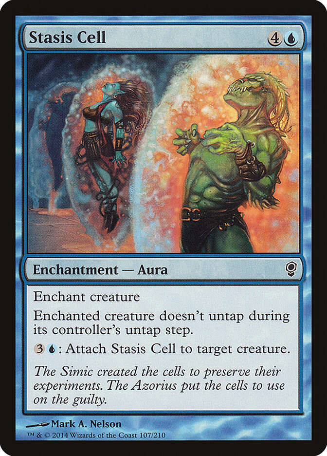 Stasis Cell 107 - Conspiracy MTG card
