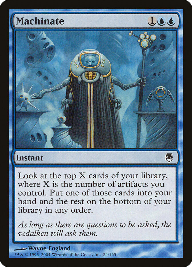 Machinate 24 - Darksteel MTG card