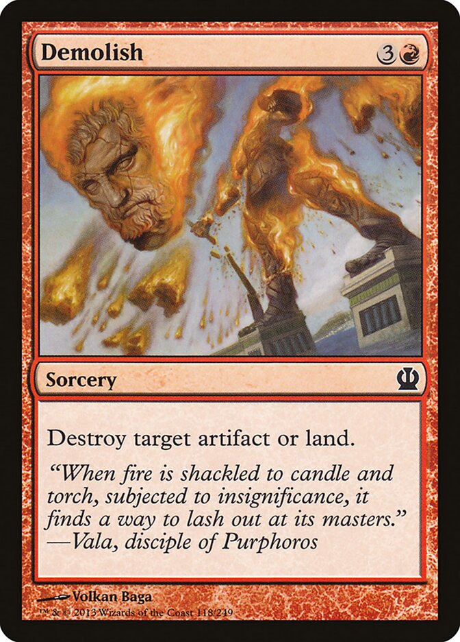 Demolish 118 - Theros MTG card