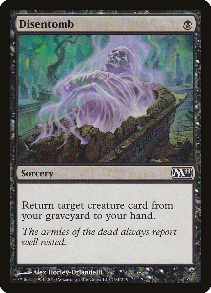Disentomb 94 - Magic 2011 MTG card