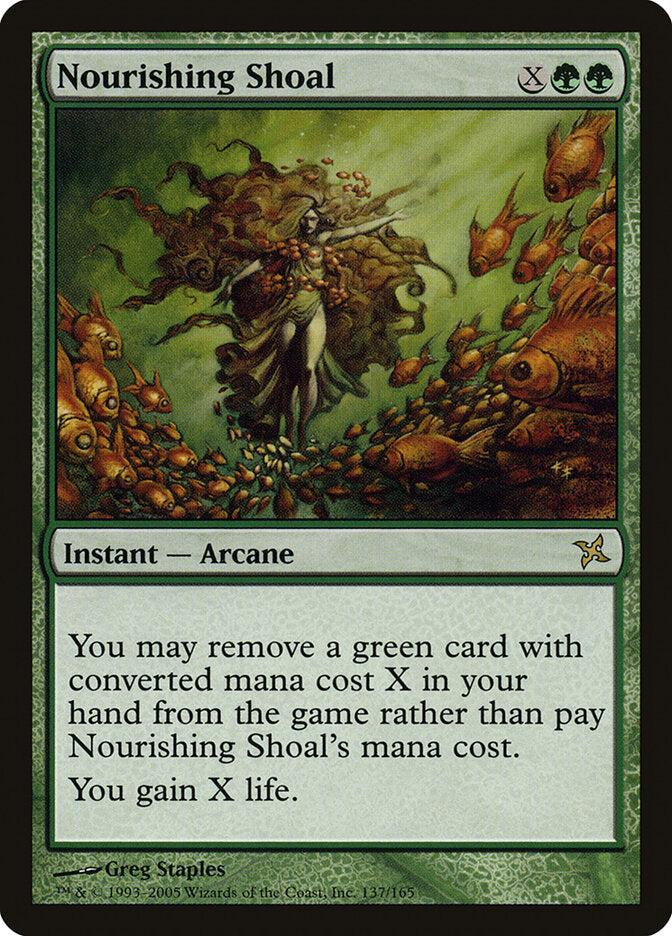 Nourishing Shoal 137 - Betrayers of Kamigawa MTG card