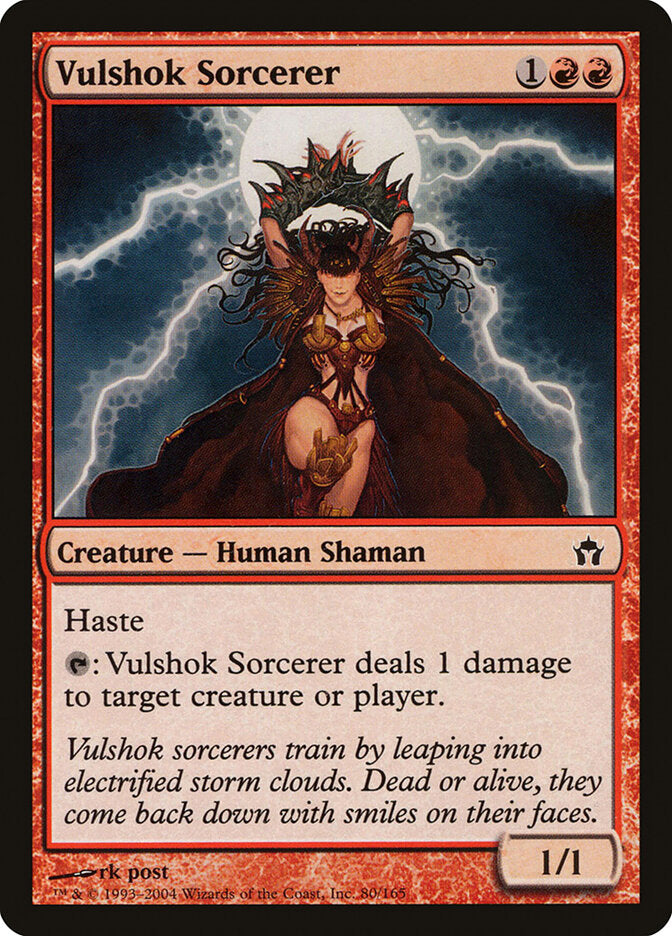 Vulshok Sorcerer 80 - Fifth Dawn MTG card