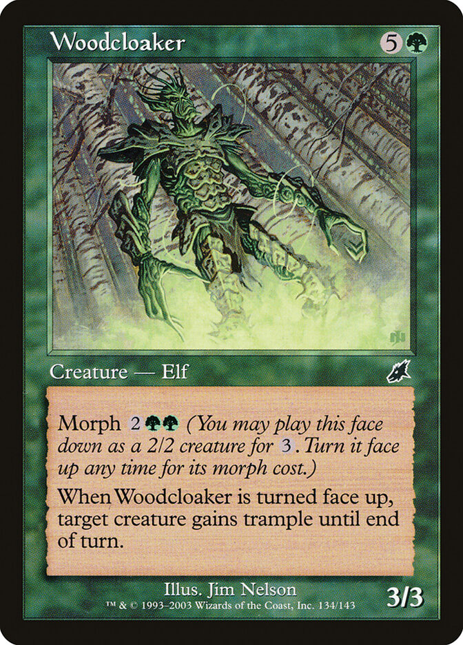 Woodcloaker 134 - Scourge MTG card