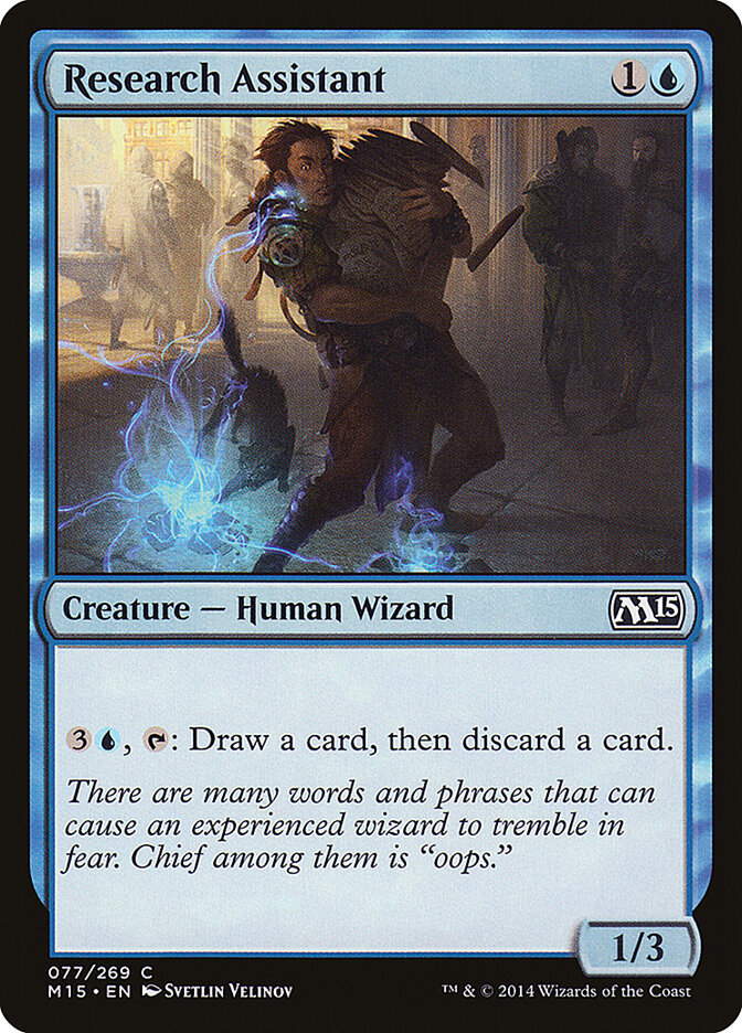 Research Assistant 77 - Magic 2015 MTG card