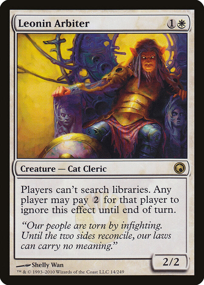 Leonin Arbiter 14 - Scars of Mirrodin MTG card