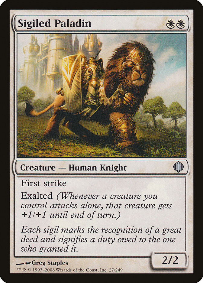 Sigiled Paladin 27 - Shards of Alara MTG card