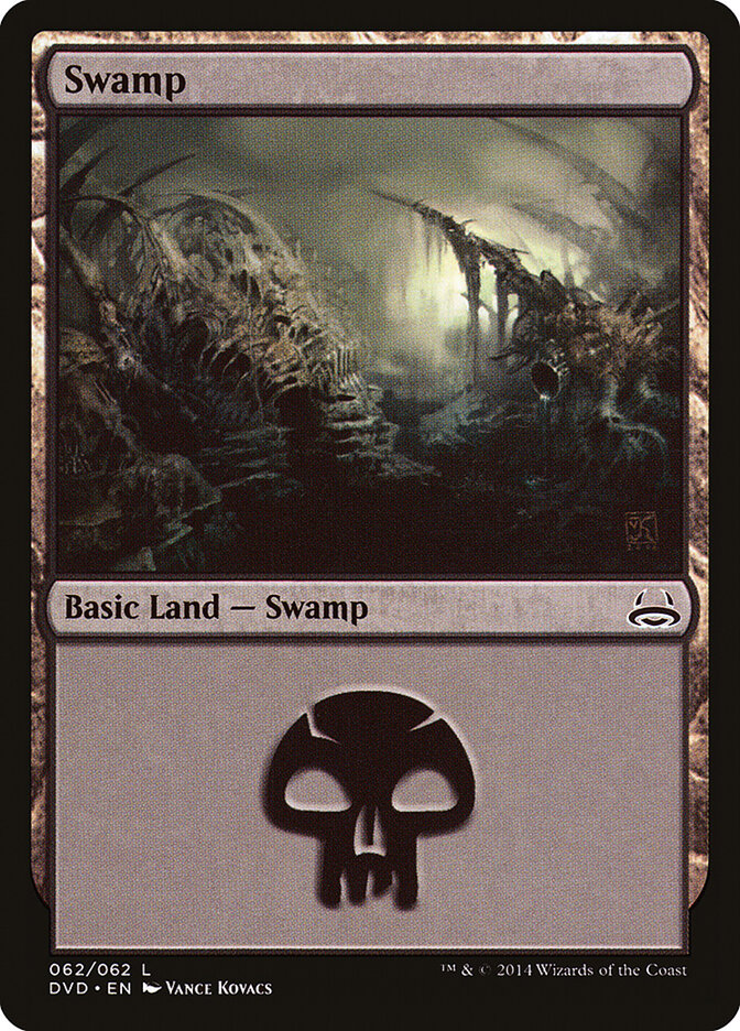 Swamp 62 - Duel Decks Anthology: Divine vs. Demonic MTG card