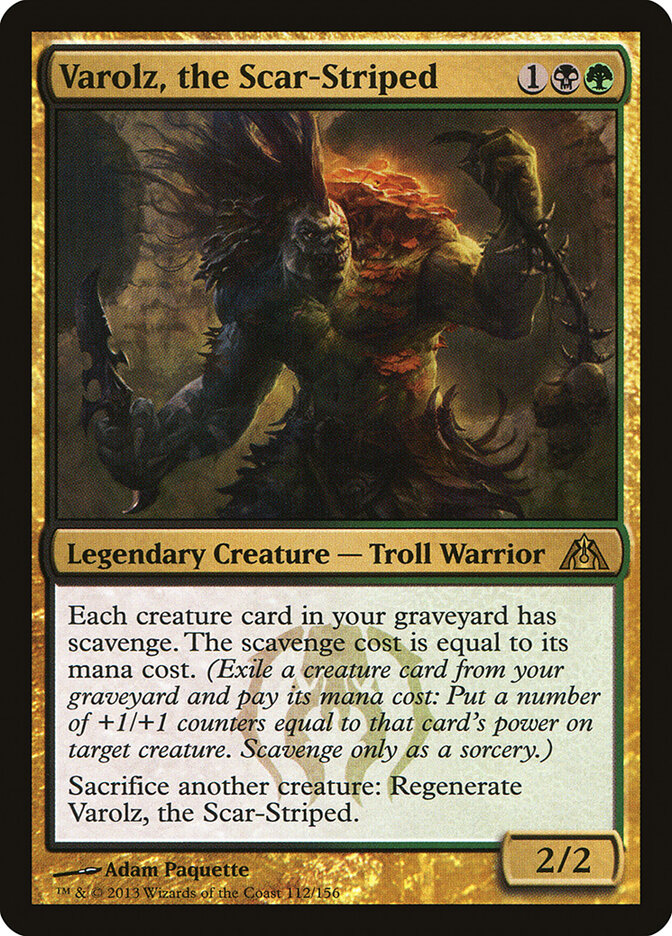 Varolz, the Scar-Striped 112 - Dragon's Maze MTG card